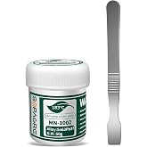 SoPagre Sn63/Pb37 Solder Paste 183&deg;C SMD BGA SMT Tin Lead No Clean | 50g no clean solder paste with tiny residue 183&deg;C melting point for SMD BGA IC chip and phone motherboard precision welding