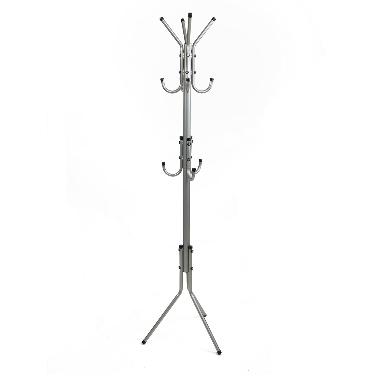 Best Kings Brand Silver Coat Rack