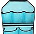 MISSLO Mesh Bathroom Shower Organizer with Rotatable Hanger (Blue)