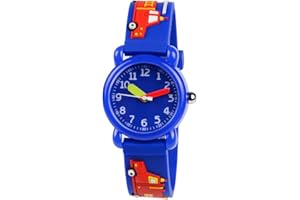 Venhoo Kids Watches 3D Cute Cartoon Waterproof Silicone Children Toddler Wrist Watches Time Teacher Gifts for 3-10 Ages Boys Little Child-Universe…