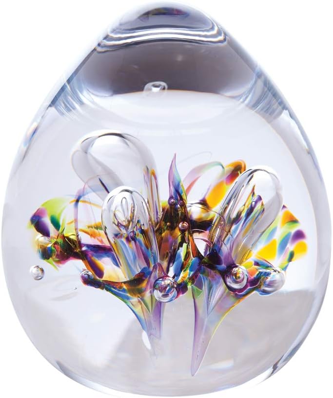 Caithness Glass Moonbloom Paperweight, Multi-colour - Image 3