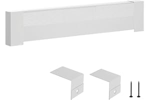 VEVOR Baseboard Heater Covers, Basic Series 3 ft Standard Electric Heating Unit Front Cover for Home Improvement, Heavy-duty 