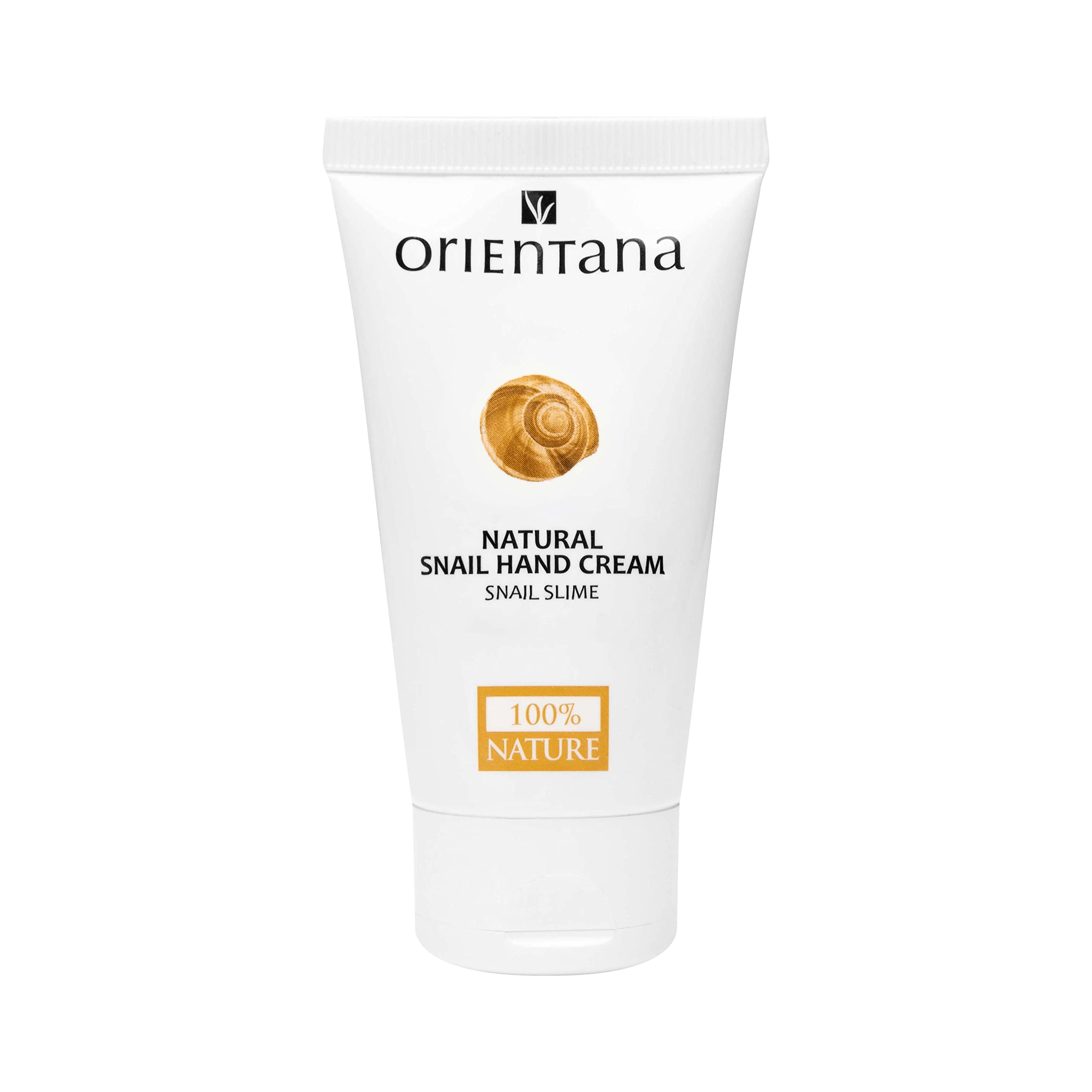 Orientana - Natural Hand Cream Snail | Day & Night Fast Absorbing | Intensive Anti Aging Hand & Cuticle Treatment | Dry Sensitive Skin Repair | Moisturising Soothing & Smoothing - 50g