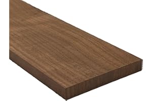Exotic Wood Zone's Black Walnut Thinnest Dimensional Lumber Boards | 3/4" x 5" x 30" | Wood Crafts | Hardwood Blocks
