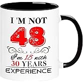 ERYUWOZA 1978 48th Birthday Mug for Women Men, Turning 48 Year Old Birthday Gifts for Mom, Dad, Grandma, Grandpa, Wife, Husband, Daughter, Sister, Best Friends, Coworkers, Her, Him, 11oz Coffee Cup