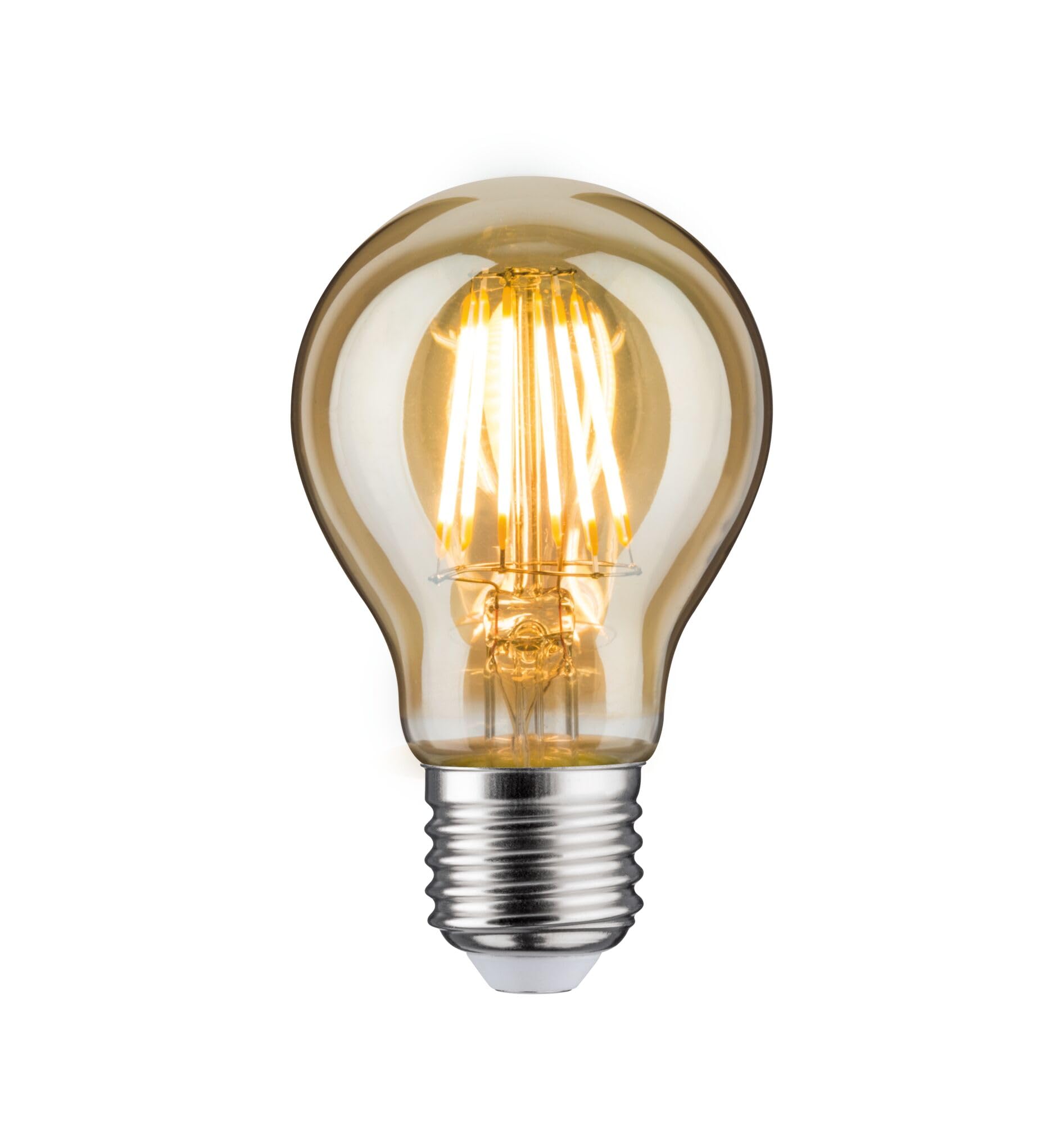 Paulmann 28522 LED lamp Vintage AGL 6W Retro Light Bulb All-use lamp dimmable Filament E27 Filament Gold 1700K Gold Light 470 lumens — image 1