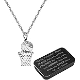 BNQL Basketball Necklace - Basketball Lovers Gifts - Inspirational Sport Jewelry
