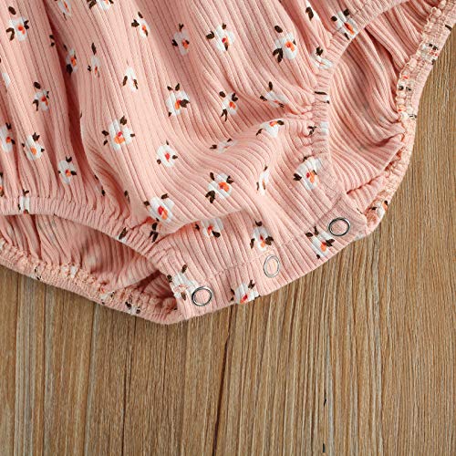 LUCSUN 2 Stks Pasgeboren Baby Meisjes Kleding Mouwloos Bloemen Romper Bodysuit Een Stuk Jumpsuit Hoofdband Zomer Outfits - Image 6
