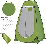 Denny International Portable Pop Up Privacy Tent Green Camping Shower Changing view 4