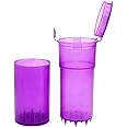 ShredTainer Pop Top Storage Container w/Built-In Grinder - Child Resistant (Purple)