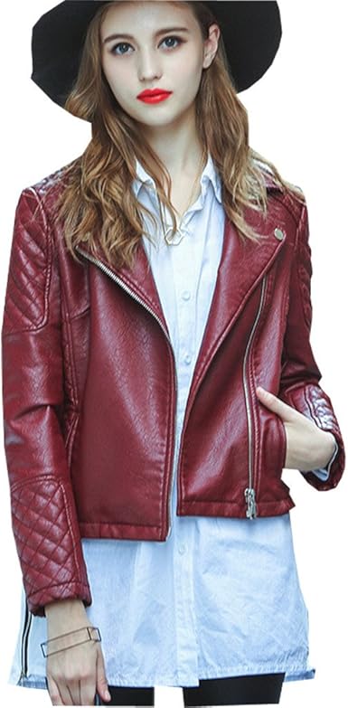 burgundy short jacket