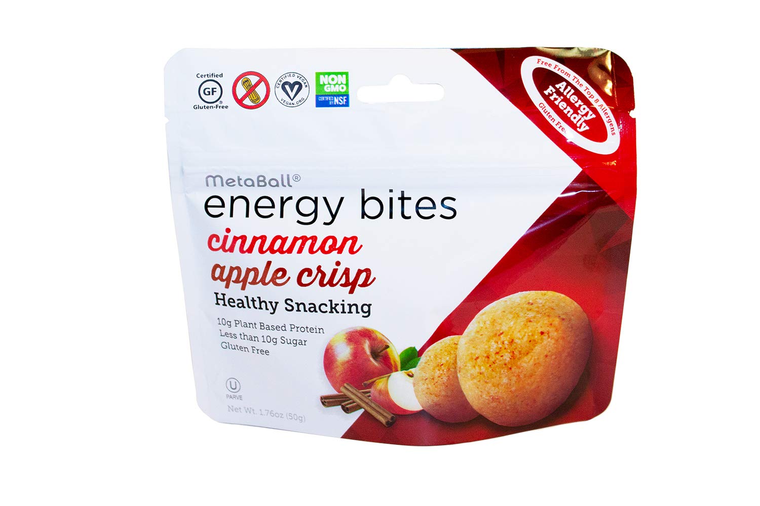 MetaBall Cinnamon Apple Crisp Energy Bites