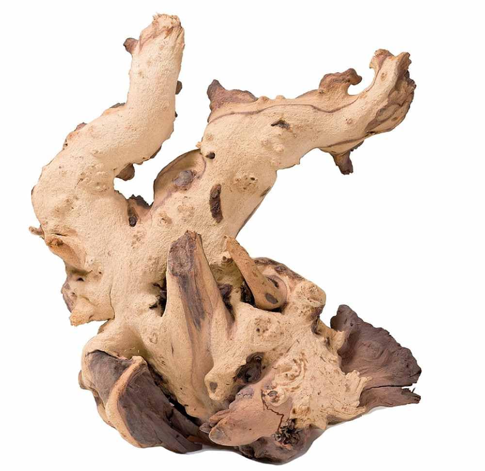 Biotope Aquatics Ltd Aquarium Sinkable Mopani Driftwood - Various Sizes - Natural Bogwood Fish Tank Wood Decoration Landcaping Java Fern or Moss (Extra Large (XL) 40cm +)