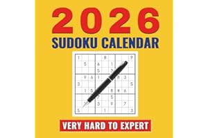 Sudoku Calendar 2026 Page a Day: 365 Puzzles