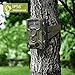 RAINBOWDAY Deer Camera Trail Camera 16MP 1080P HD IR Night Vision Wildlife Motion Activated Camera with IP56 Waterproof 0.2s Trigger Time and 2.4 inch LCD Screen Game Camera