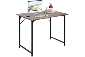 BestOffice 32 Inch Computer Desk,Home Office Desk Writing Study Table Modern Simple Style PC Desk with Metal Frame for Home O