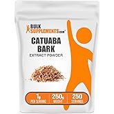 BulkSupplements.com Catuaba Bark Extract Powder - Catuaba Bark Powder, Herbal Supplement - Vegan & Gluten Free, 1g per Serving, 250g (8.8 oz) (Pack of 1)