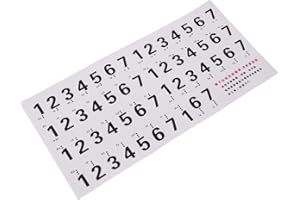 WESIEVYA Removable Piano Sticker Labels Keyboard Stickers for 88 Key Full Size with Music Notes and Numbers for Piano Keyboard Beginners Learning Accessories