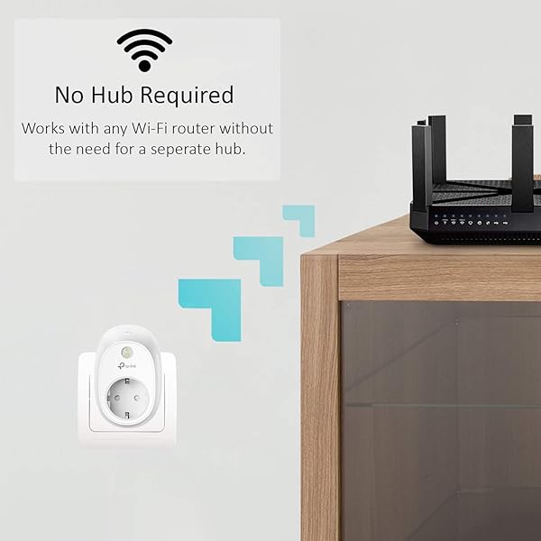 TP Link hs100p3Kasa Smart Wi Fi Enchufe no Requiere Hub 3Unidades