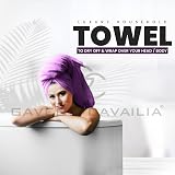 GC GAVENO CAVAILIA Fade Resistant Bath Towels 700 GSM Purple 4PK view 8