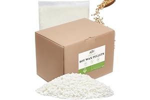 Soy Wax, BOYUJK Premium Natural Candle Wax, 100% Organic Soy Wax for Candle Making from Farm, No additives, Harmless and Pure (10lb)