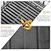 LUCKUP Heavy Duty Dog Cage Strong Metal Kennel and Crate for Medium and Large Dogs, Pet Playpen with Four Wheels,Easy to Install,48 inch,Black ... ...
