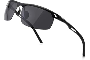 SUNGAIT Mens Women Polarized Sports Sunglasses +Baseball Fishing Driving Sunglasses +Al-Mg Frame UV400 Protection