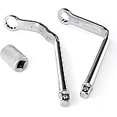 DURATECH Pro Distributor Clamp Wrench Set, SAE, 2-Piece, 1/2" &amp; 9/16" | 12 Point
