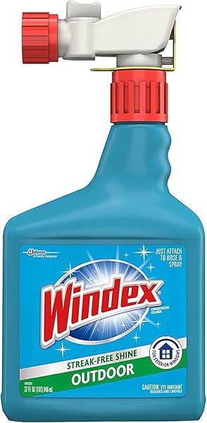 WINDEX OUTDOOR GLASS & PATIO CLEANER, 32OZ
