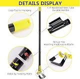 LEJIEYIN Garden Hoe 60in Stirrup Hoe Adjustable Weeding Tool Stainless Steel view 5