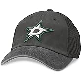 AMERICAN NEEDLE Raglan Bones Officially Licensed NHL Mesh Strapback Hat (41152A-Parent)