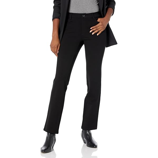 Jones New York Women's Slim Leg Pants - Bi-Stretch Fly Front Duke Pant In Praline, 30.5" Inseam, Wrinkle-Resistant For Office & Business