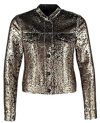True Religion Reversible Sequin Dusty Jacket Coat