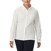 French Toast Womens Juniors Fitted Long Sleeve Oxford Shirt, White, Large