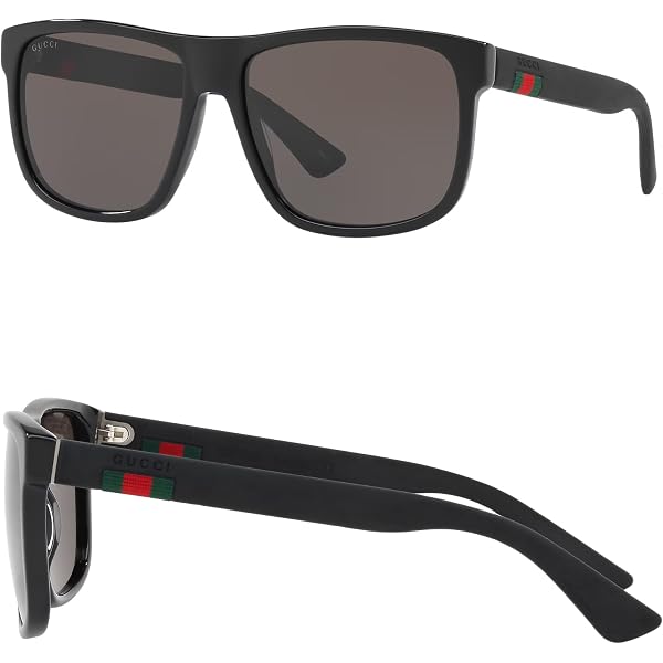 ✨美品✨ GUCCI GG1126 サングラス ウェブラインGGロゴイタリア製 Amazon.com: Gucci GG0926S Lettering Logo Square-Shaped Non