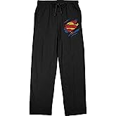 Bioworld Superman Logo Men's Adult Black Pajama Pants