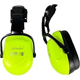 SAFEBUILDER 30dB Ear Muffs Hard Hats Type Safety Earmuffs For Safety Helmet Hearing Protection Earmuffs ANSI S3.19