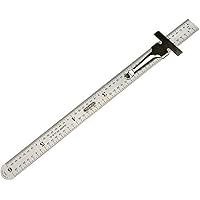 General Tools 300/1 6-Inch Flex Precision Stainless Steel Ruler, Chrome