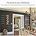 Chalkboard Contact Paper, Anumit Self-Adhesive Wall Sticker Wall Paper Blackboard Wall Decals for School, Office, Home 17.7 by 78.7 Inches (Black)