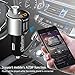 Car Charger,OBSTARO Bluetooth FM Transmitter Wireless MP3 Player Radio Adapter Car Kit With Dual USB Charger,Hands Free for Iphone, Ipad,Smartphones