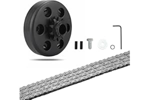 Karsee Centrifugal Clutch Go Kart Clutch 3/4 Bore 12T with #35 Chain fits for Predator 212cc Honda GX160 GX200 Go Kart, Mini Bike and Fun Kart（Including chain）