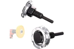 EMILYPRO Arbor Mandrel for Drill 1/4" Shank 1/2" Threads Arbor Adapter for Buffing Polishing Wheel 2pcs