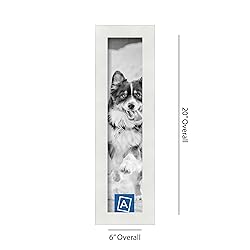 ArtToFrames 4x18 Inch White Picture Frame, This