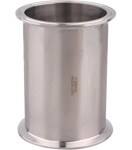 Bobina Sanitaria Tri Morsetto HFS In Acciaio Inox 304 - 4 Pezzi, Lunghezza 24 Pollici