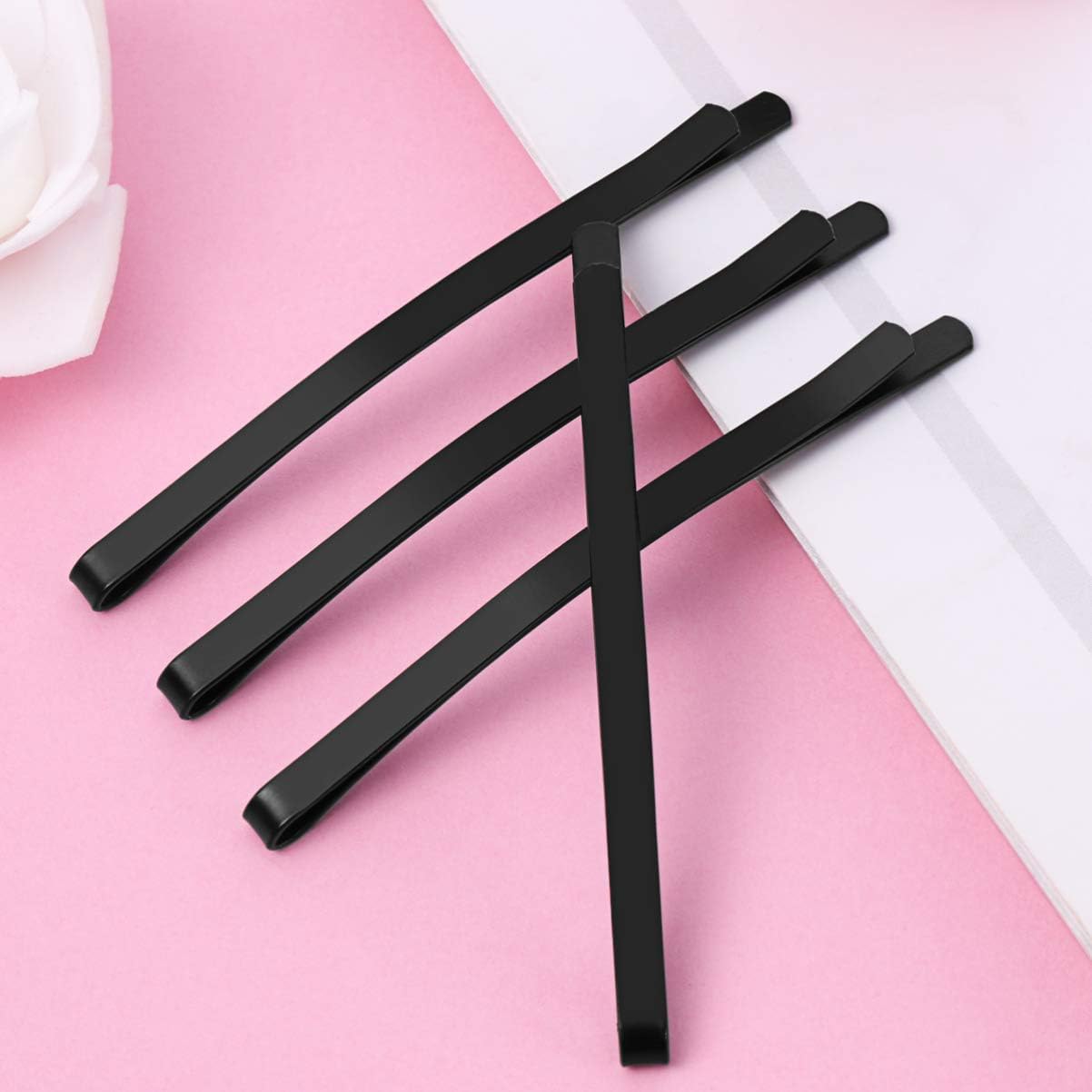 Beaupretty Metal Bobby Pin Hair Pin Classic Black Hair Clip Hair Barrettes for Women,100pcs(Black) Black Hair Clips - Image 4