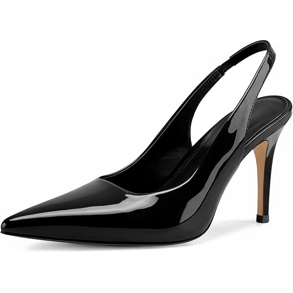 Tacones Altos Negros Con Punta Cerrada Terciopelo Tacones Altos Con