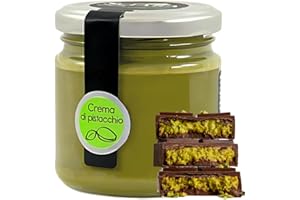 Sciara | Italian Spreadable Pistachio Cream | Premium Quality Pistachio from Bronte | Glass Jar 190g (6.7 oz) (Pack of 1)