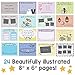 Unique 1st Wedding Anniversary Memory Book with Stickers and A Matching Card - 5-Second Memory Journal for Your Special Paper Anniversary - The Perfect Keepsake Booklet for Special Memories