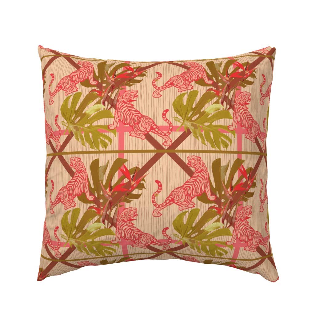 Amazon Com Roostery Pillow Sham Tropical Hollywood Regency