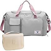 Small Gym Bag for Women Duffle Bag Women Foldable Duffle Bag for Travel Weekender Bags for Gym, Travel and More